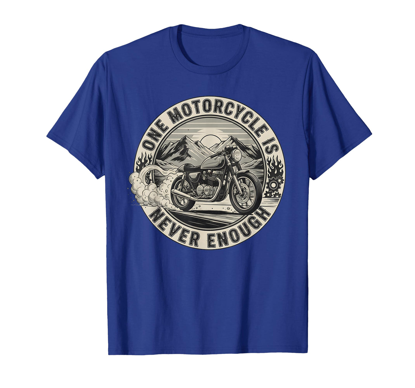 One Motorcycle is Never Enough Funny Bikers Riders Vintage T-Shirt