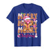Gingerbread Merry Christmas Cute Pink Christmas Women Girls T-Shirt