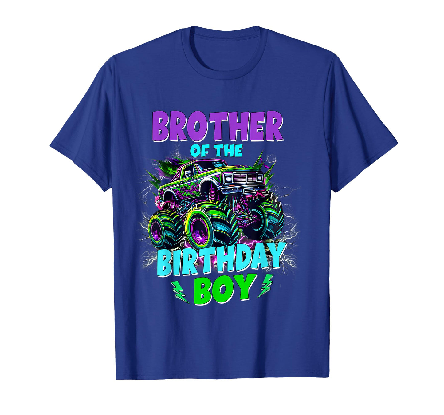 Brother of The Birthday Boy Monster Truck Family Matching T-Shirt
