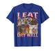 I Eat Cement Funny Cat Meme Bootleg Graphic T-Shirt