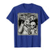 Funny Rabbit and Alien Rock On Hand Sign UFO Selfie T-Shirt