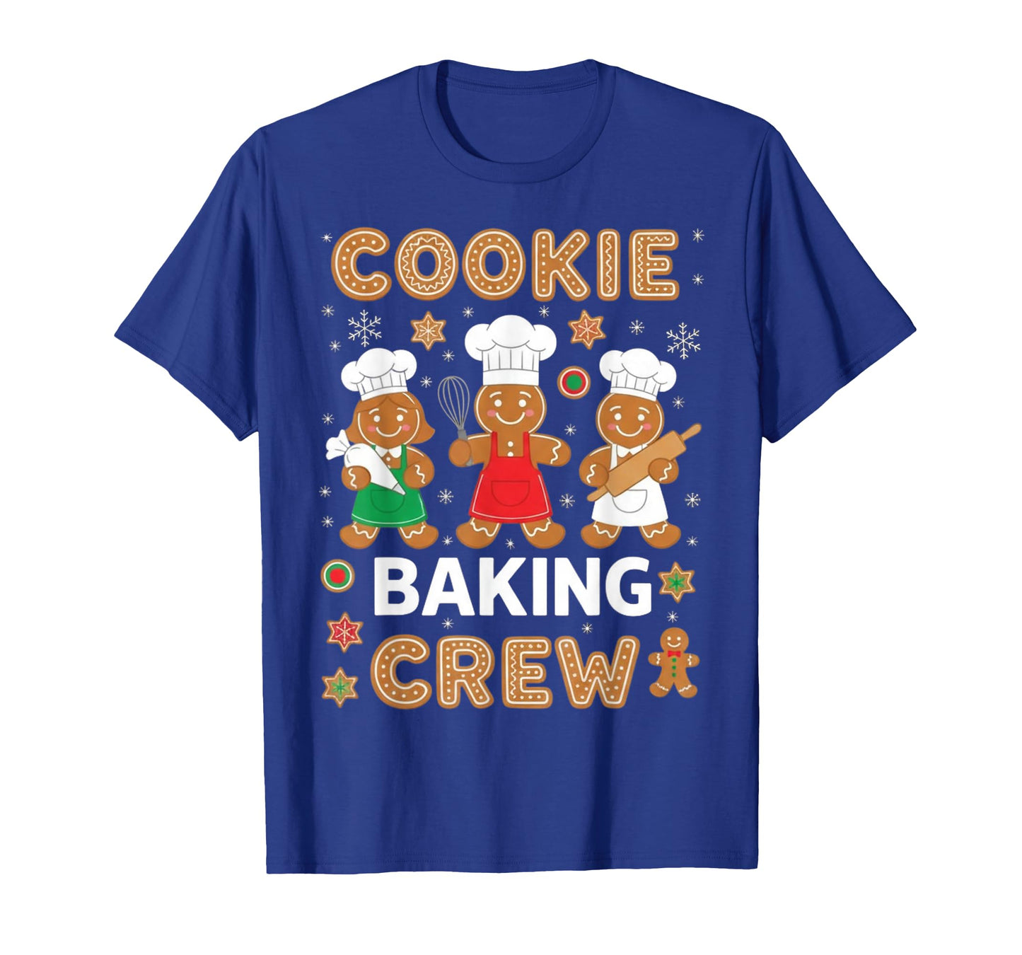 Cookie Baking Crew Christmas Gingerbread Family Matching T-S T-Shirt