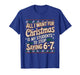 Students Saying 67 Christmas Teacher Ugly Christmas T-Shirt