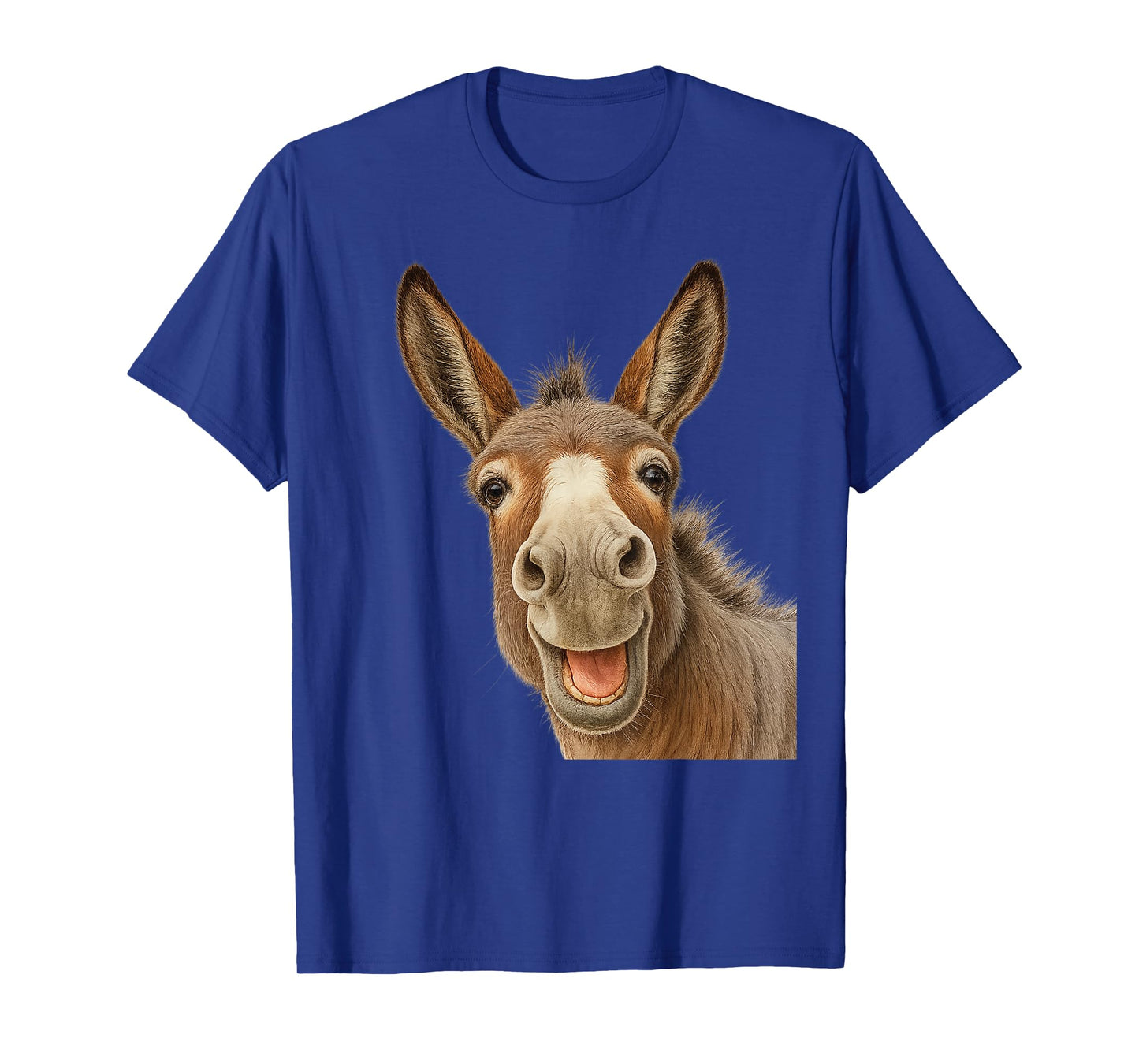Funny Donkey Face Donkey Head Smile Eagerly Donkey Lover T-Shirt