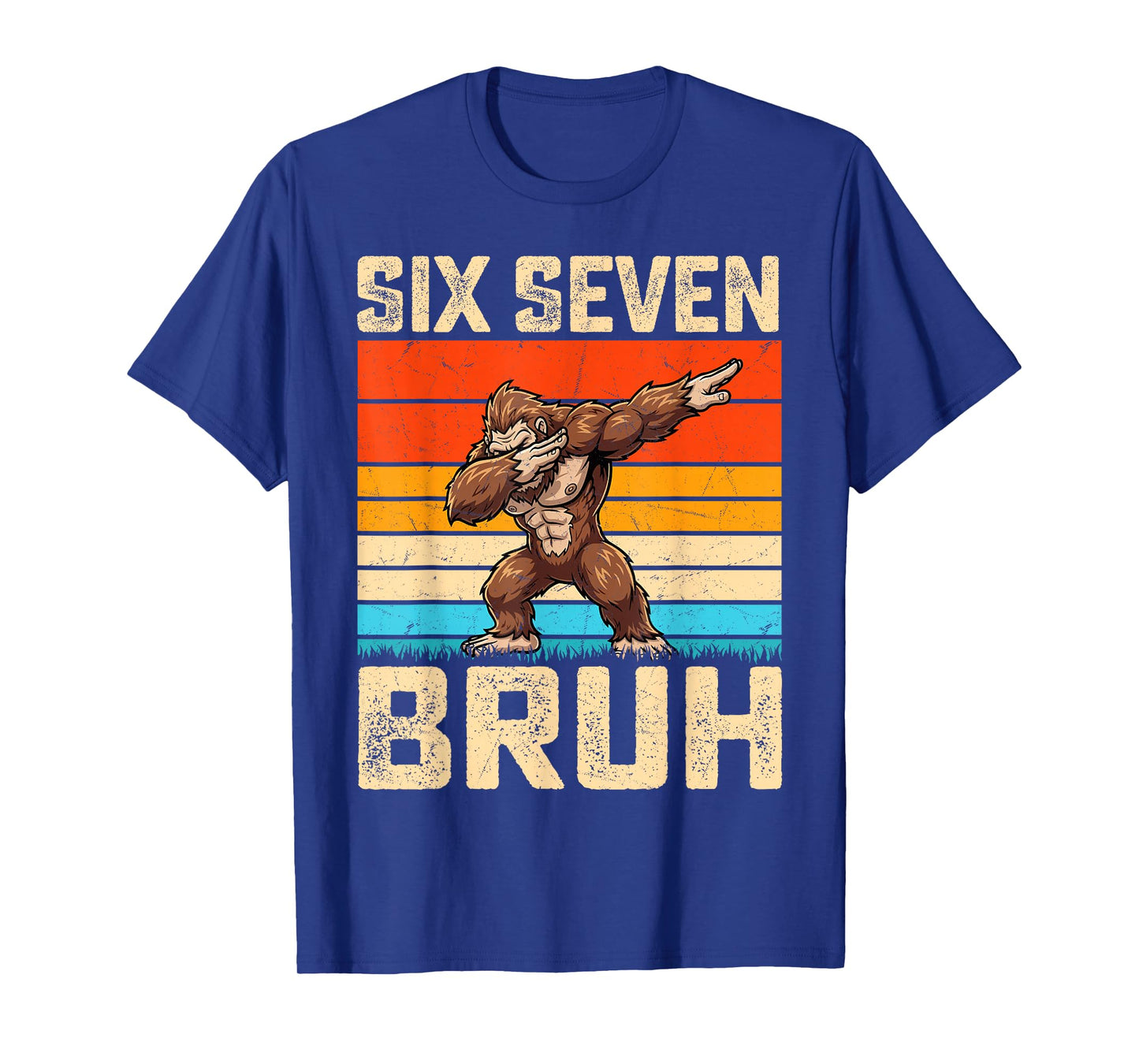67 Meme Bigfoot Funny Six Seven Bruh Bigfoot Kids Boys Teens T-Shirt