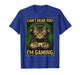 Can't Hear You I'm Gaming Funny Gamer Cat Playing Video Game T-Shirt