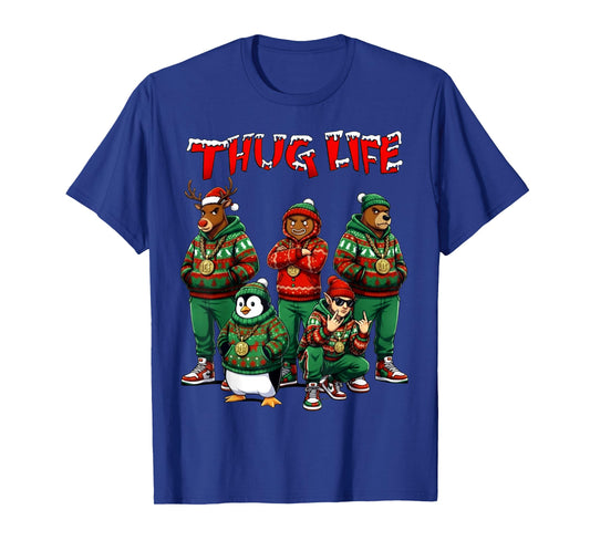Hip Hop Holiday Crew - Ugly Christmas Sweater Rap Xmas Gift T-Shirt