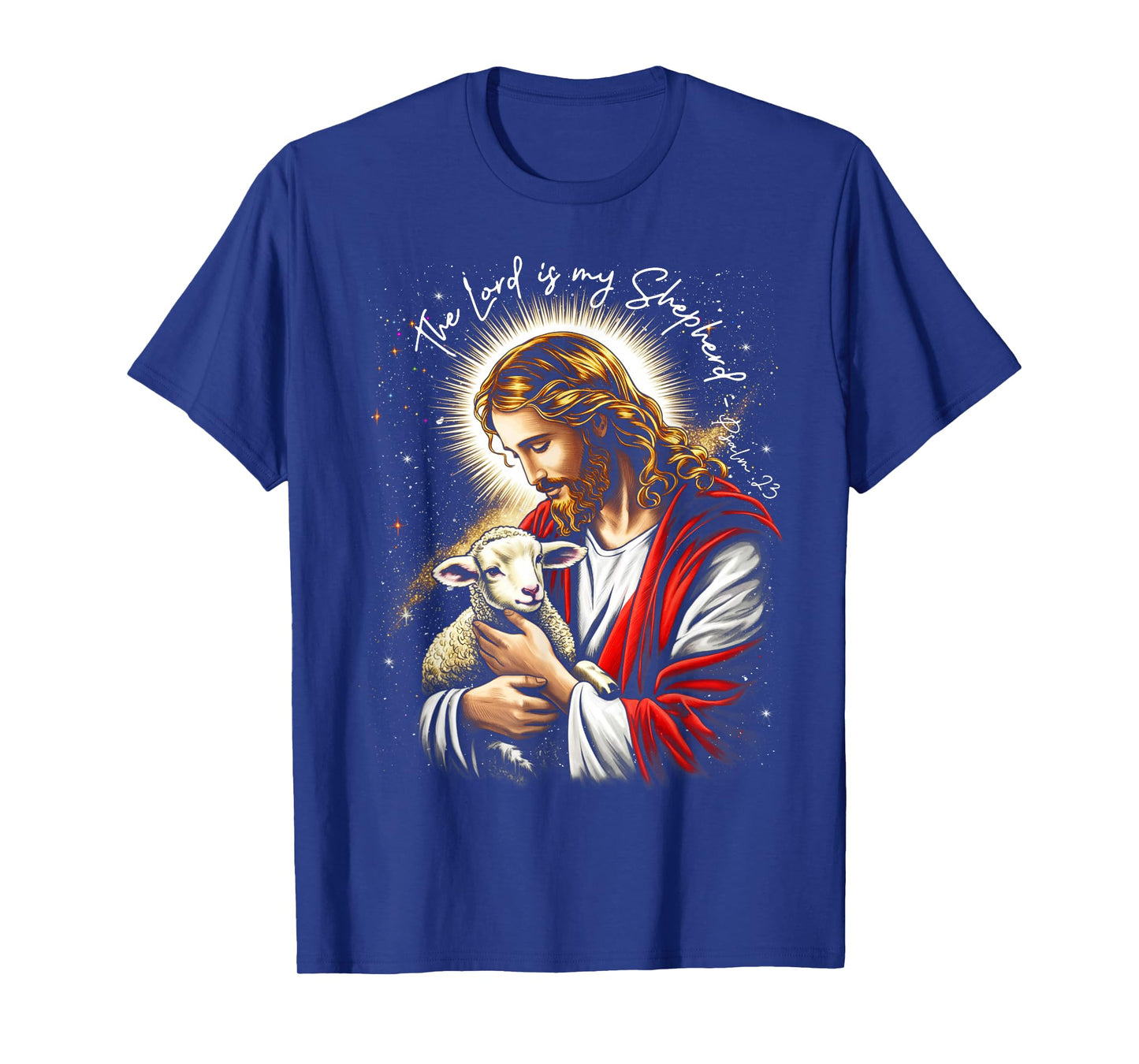 The Lord is My Shepherd Jesus Lamb Faith Christian Easter T-Shirt