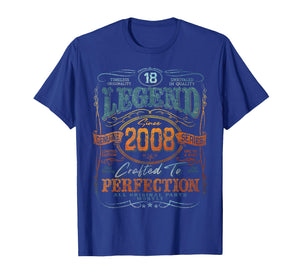 Vintage 2008 Limited Edition Shirt 18 Year Old 18th Birthday T-Shirt