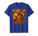 Funny Turkey Batter Catcher Thanksgiving Baseball Drip T-Shirt