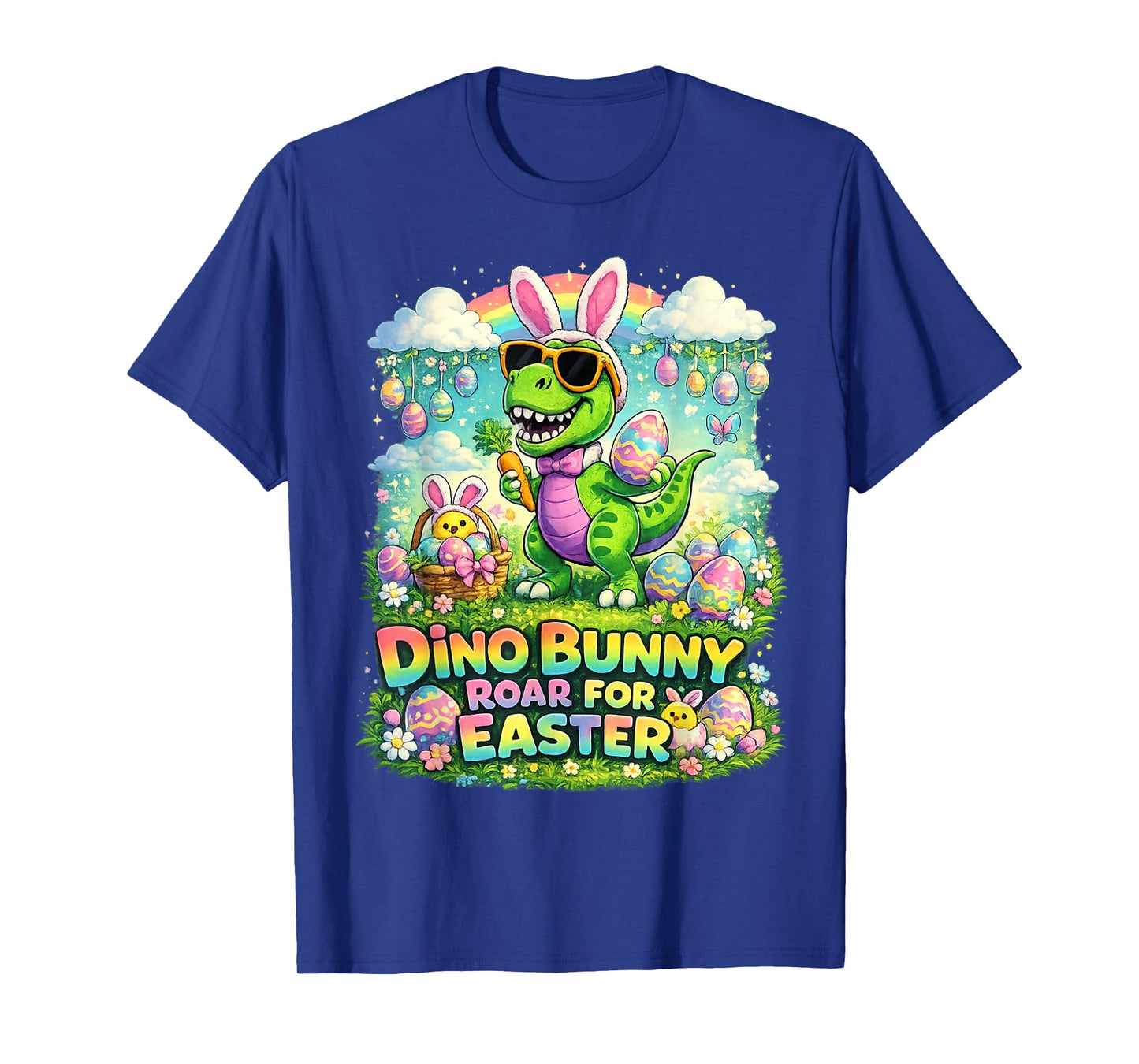T-Rex Bunny Costume Easter Outfit for Boys and Kids Funny T-Shirt