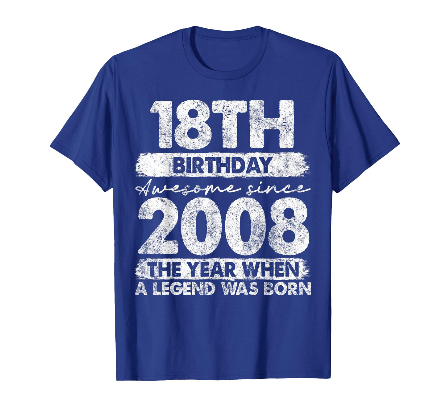 18 Year Old Gifts Vintage 2008 Limited Edition 18th Birthday T-Shirt