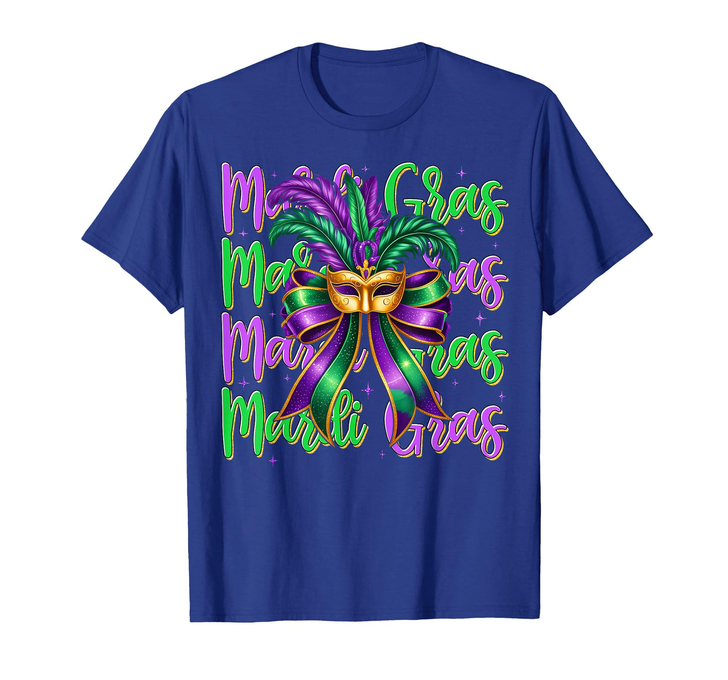 Mardi Gras Carnival Masquerade Feather Mask Girl Women Kid T-Shirt