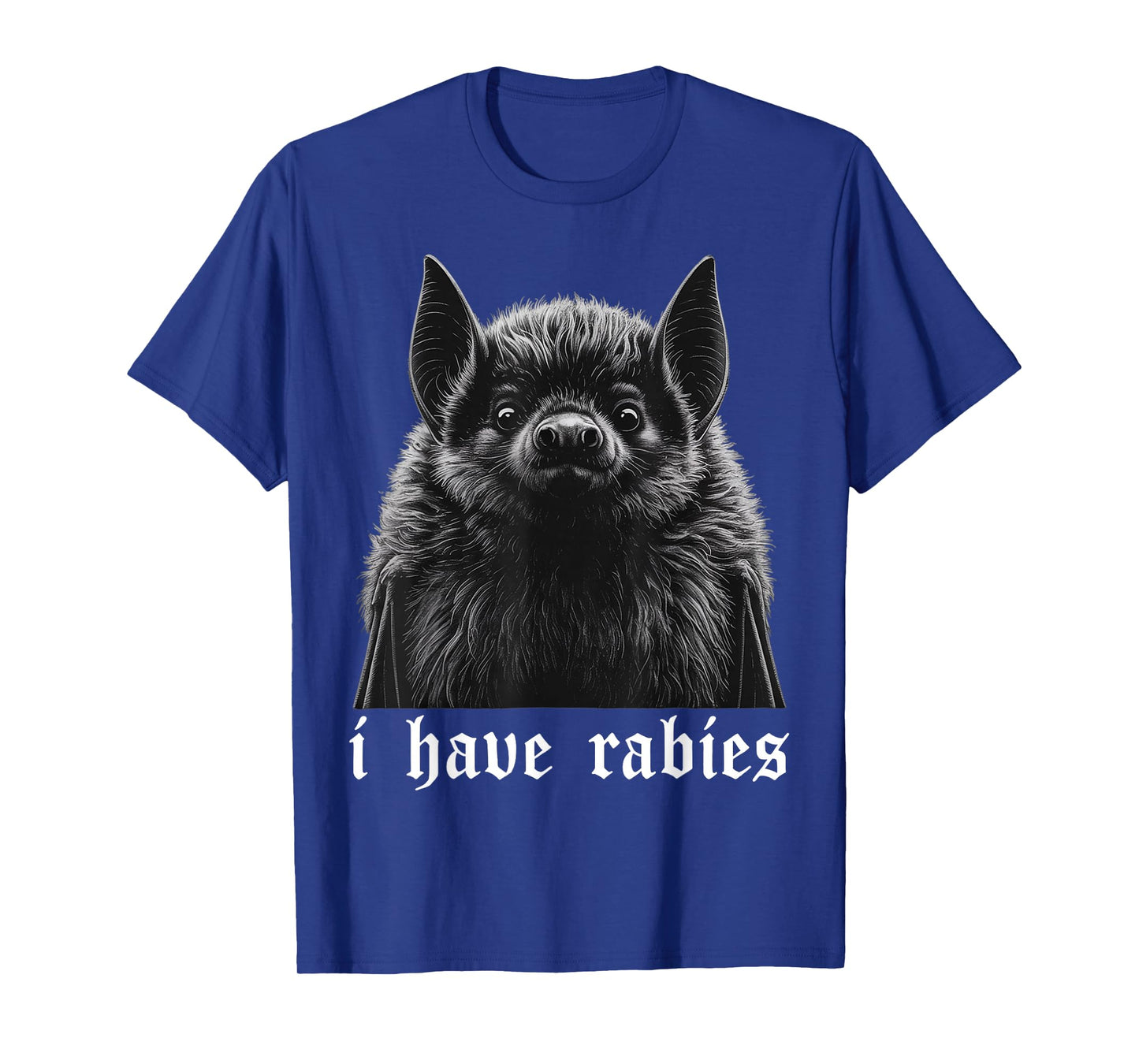 Vintage I Have Rabies Bat Funny Meme Quotes T-Shirt
