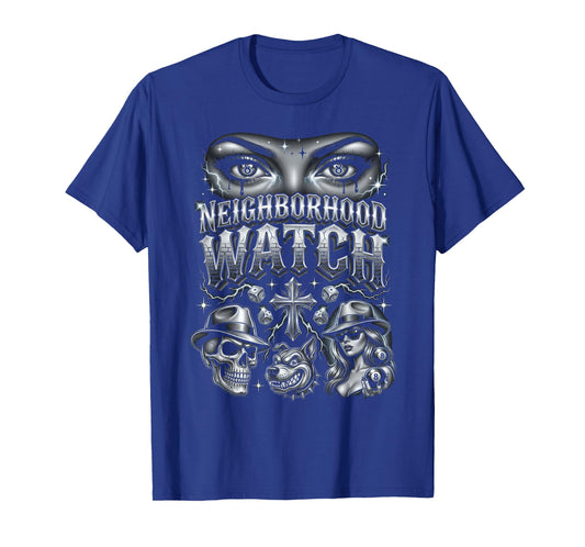 Style Lowrider Tattoo Art Skull T-Shirt