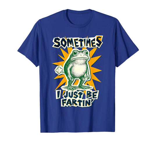 Sometimes I Just Be Fartin' Frog DIY Collage Poster Tee Kids T-Shirt