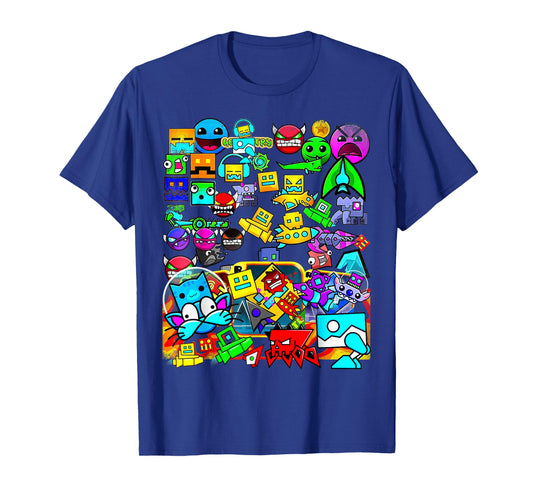 Video Game Geometry Video Gamer Lover Dash T-Shirt