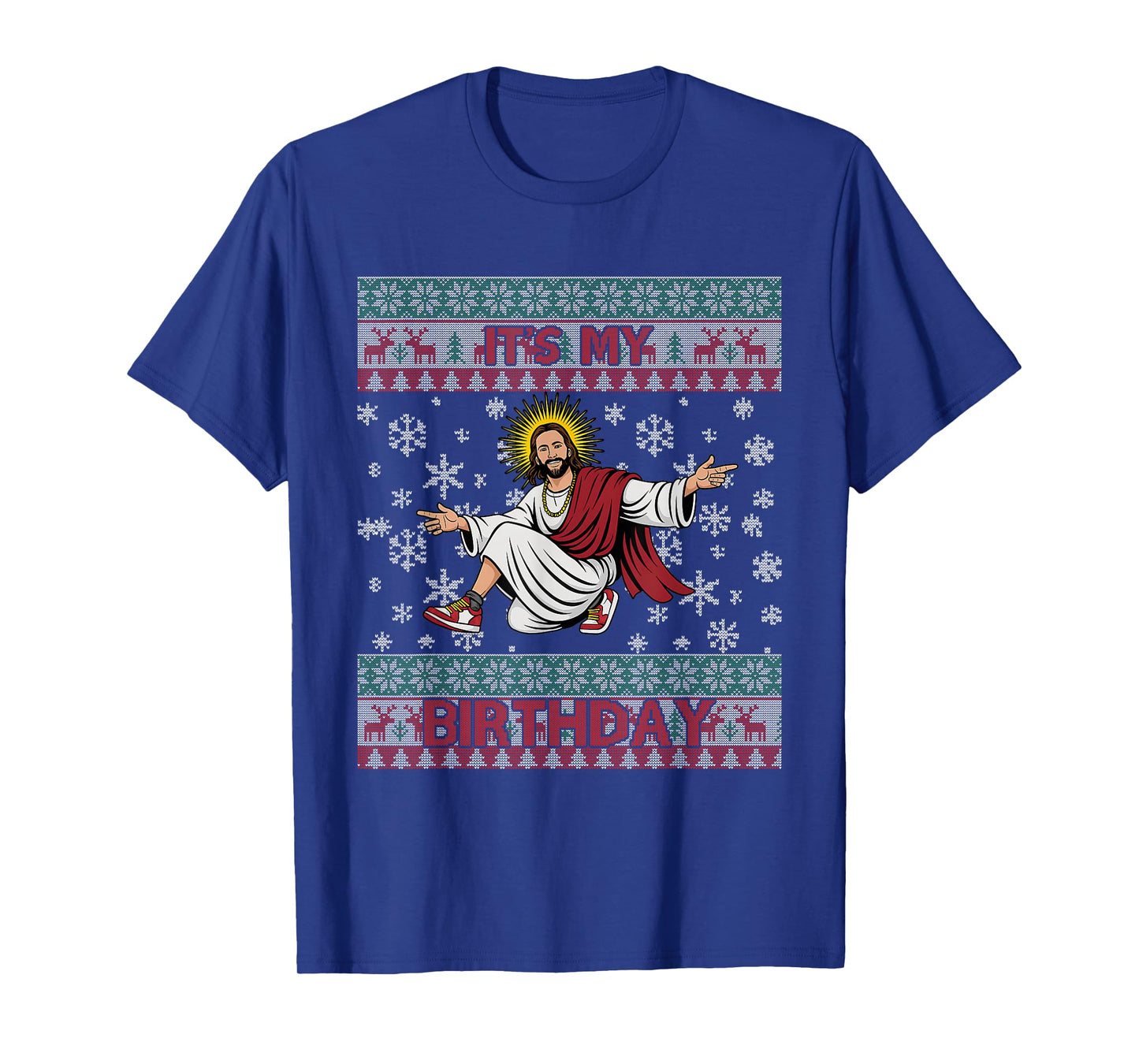 It’s My Birthday Funny Jesus Ugly Christmas Sweater T-Shirt