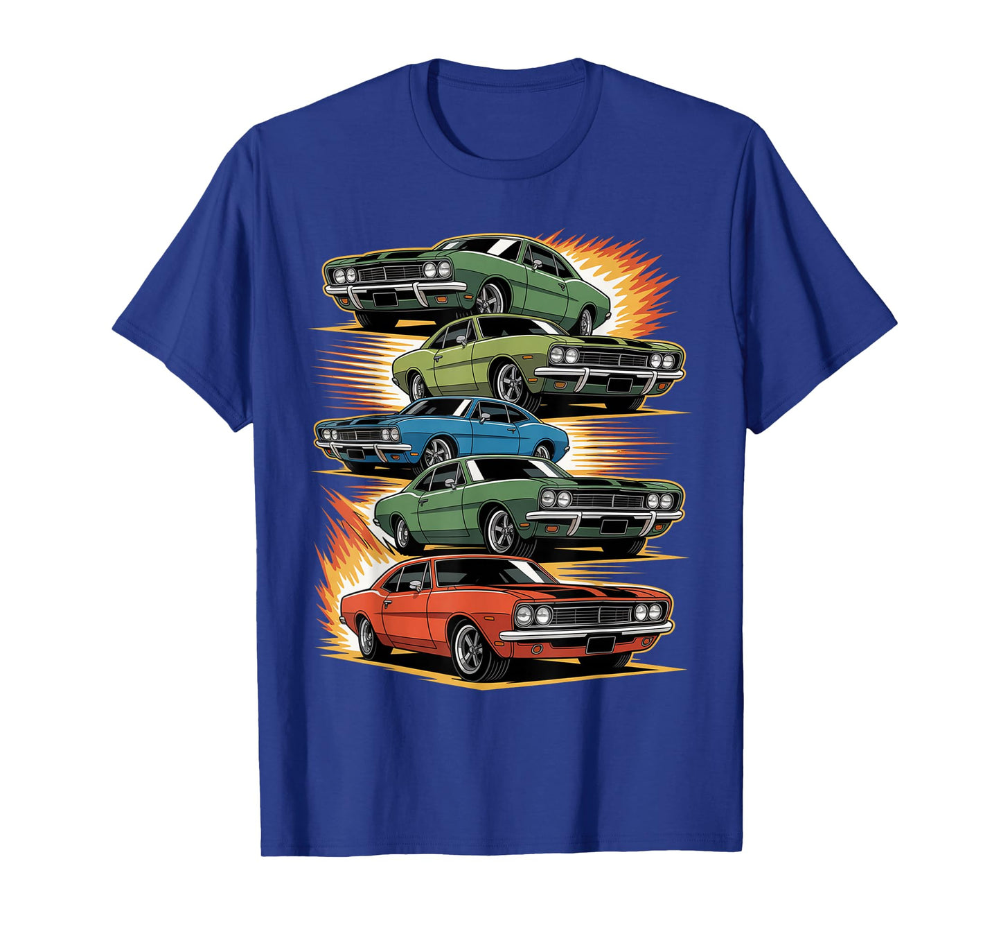 Car Madness Muscle Cars Hotrods and Classic Cars Vintage T-Shirt