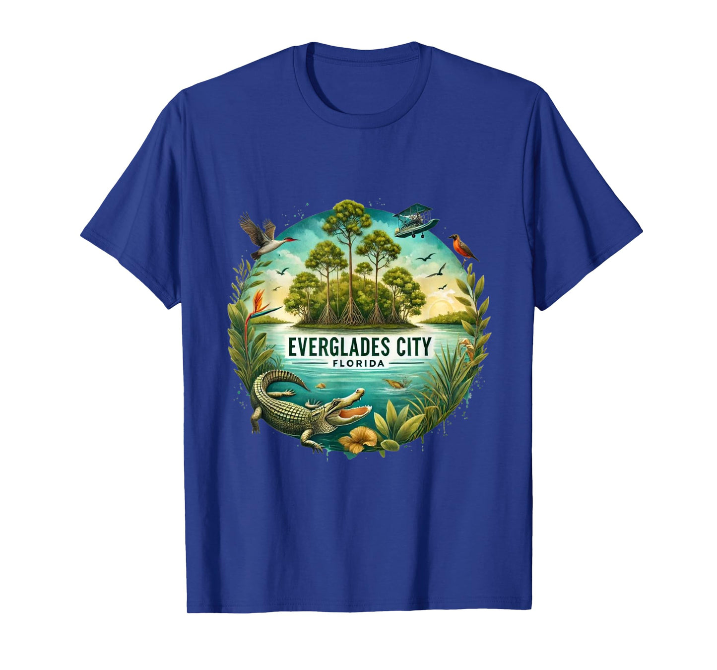 Everglades City FL Florida Alligators Miccosukee T-Shirt
