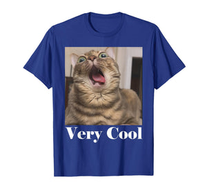 Cats Meme Graphic Silly Cat Humor Funny Cat Very Cool T-Shirt