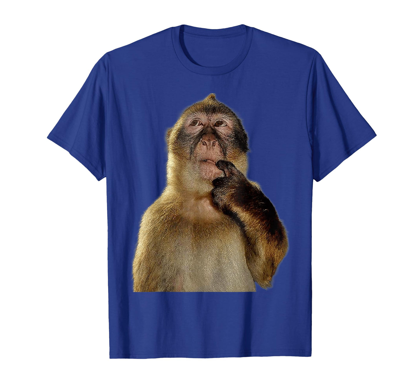 Thinking Monkey Funny Meme Cute T-Shirt