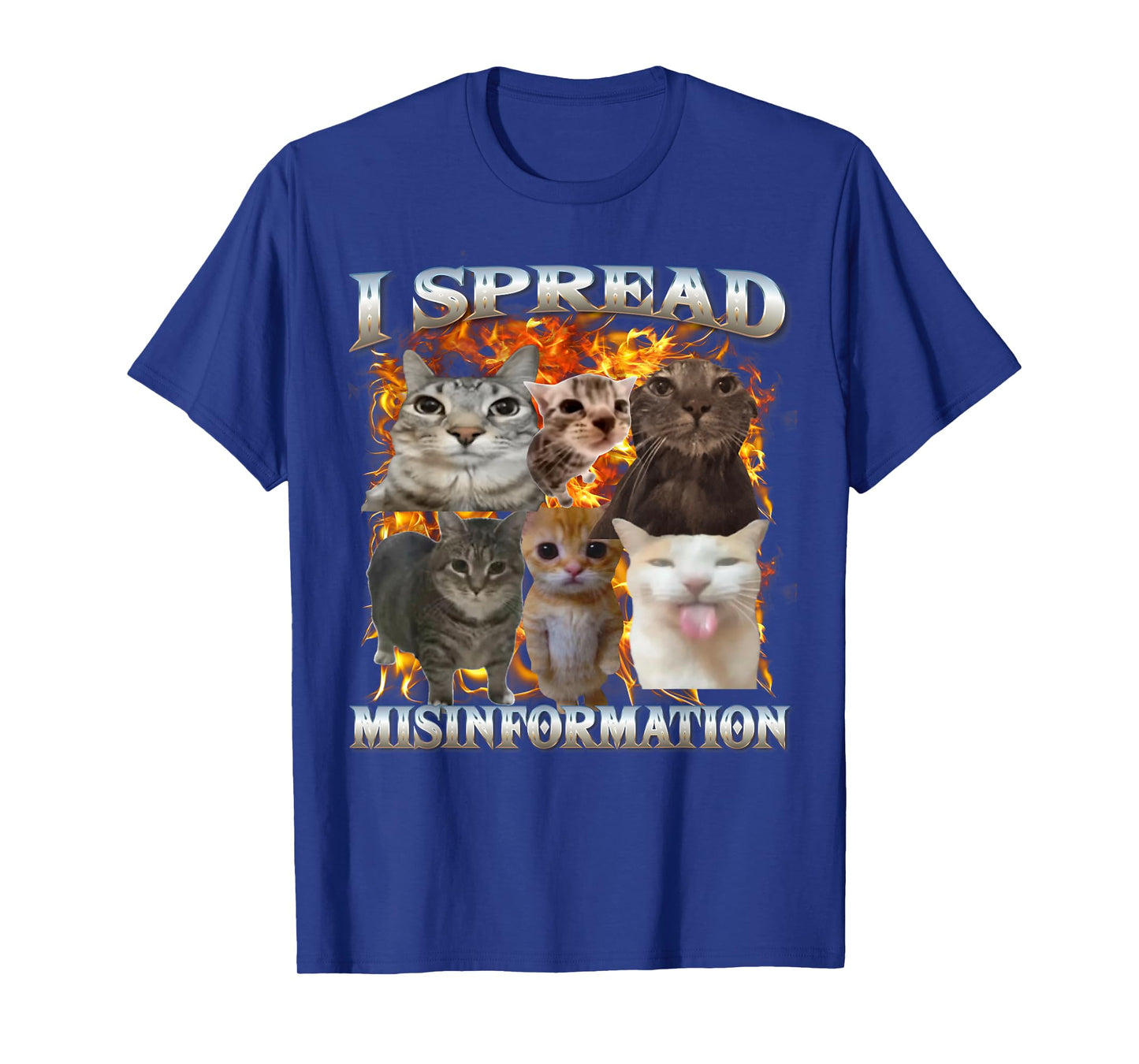 I Spread Misinformation Cat Meme Bootleg Meme Funny Memes T-Shirt