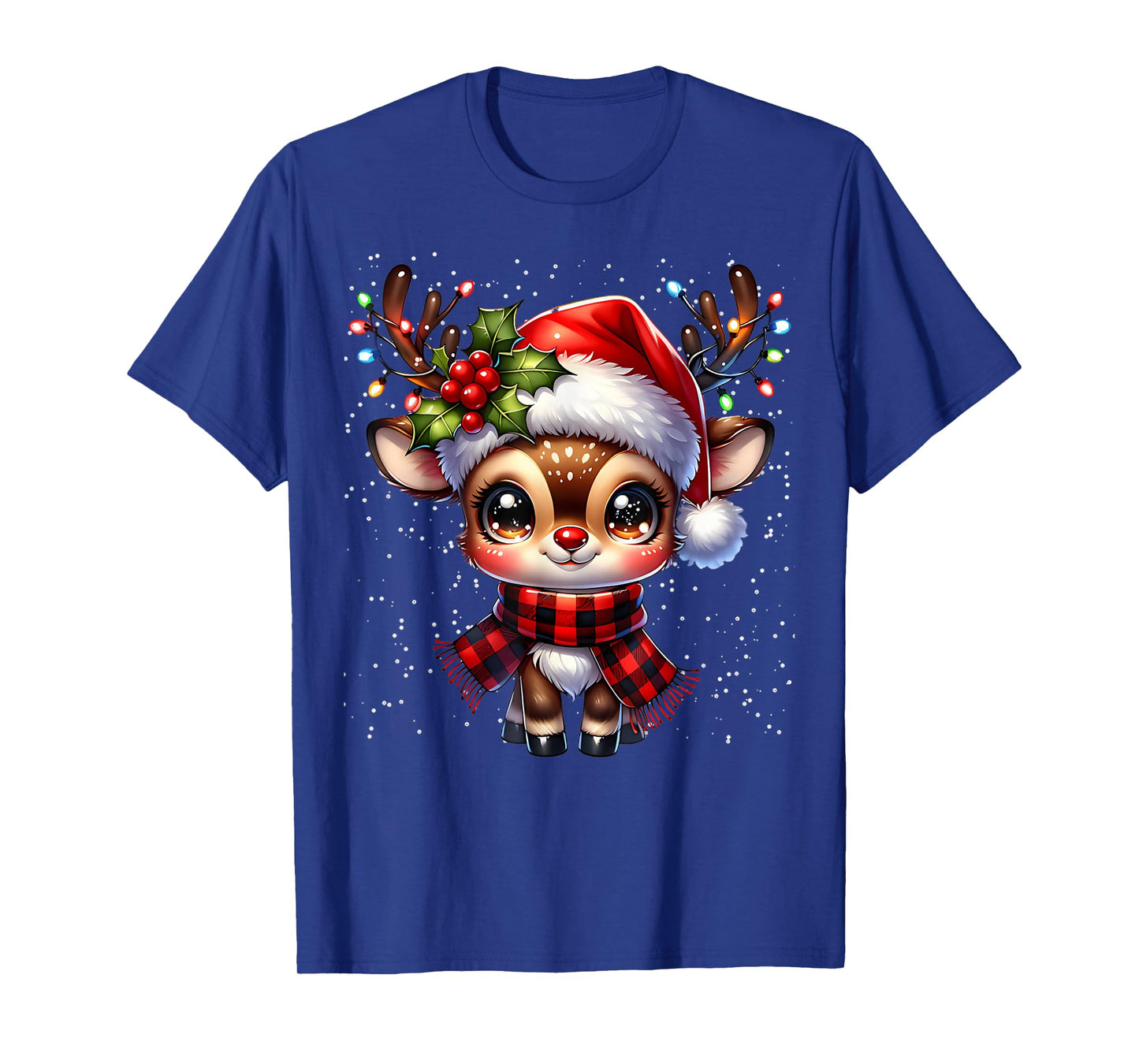 Merry Christmas Reindeer Men Women Family Matching Reindeer T-Shirt