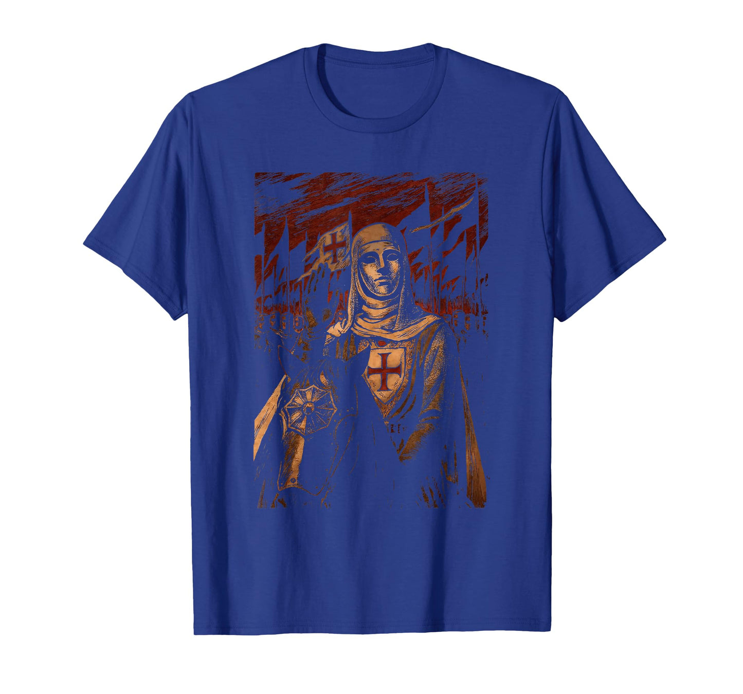 Sliver Mask King Baldwin IV Meme The Leper King Warrior T-Shirt