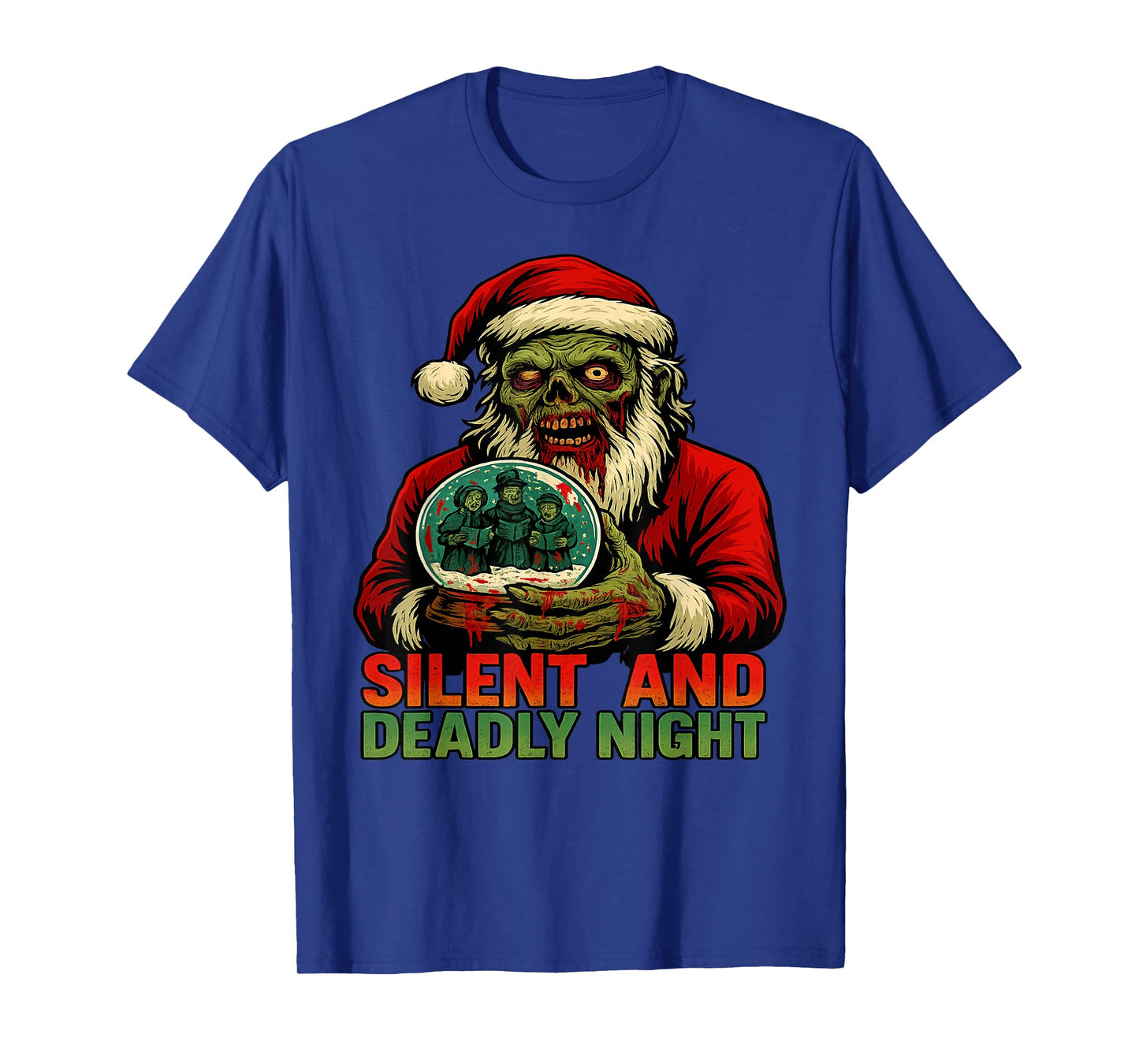 Zombie Santa Claus Dark Silent Deadly Night Christmas T-Shirt