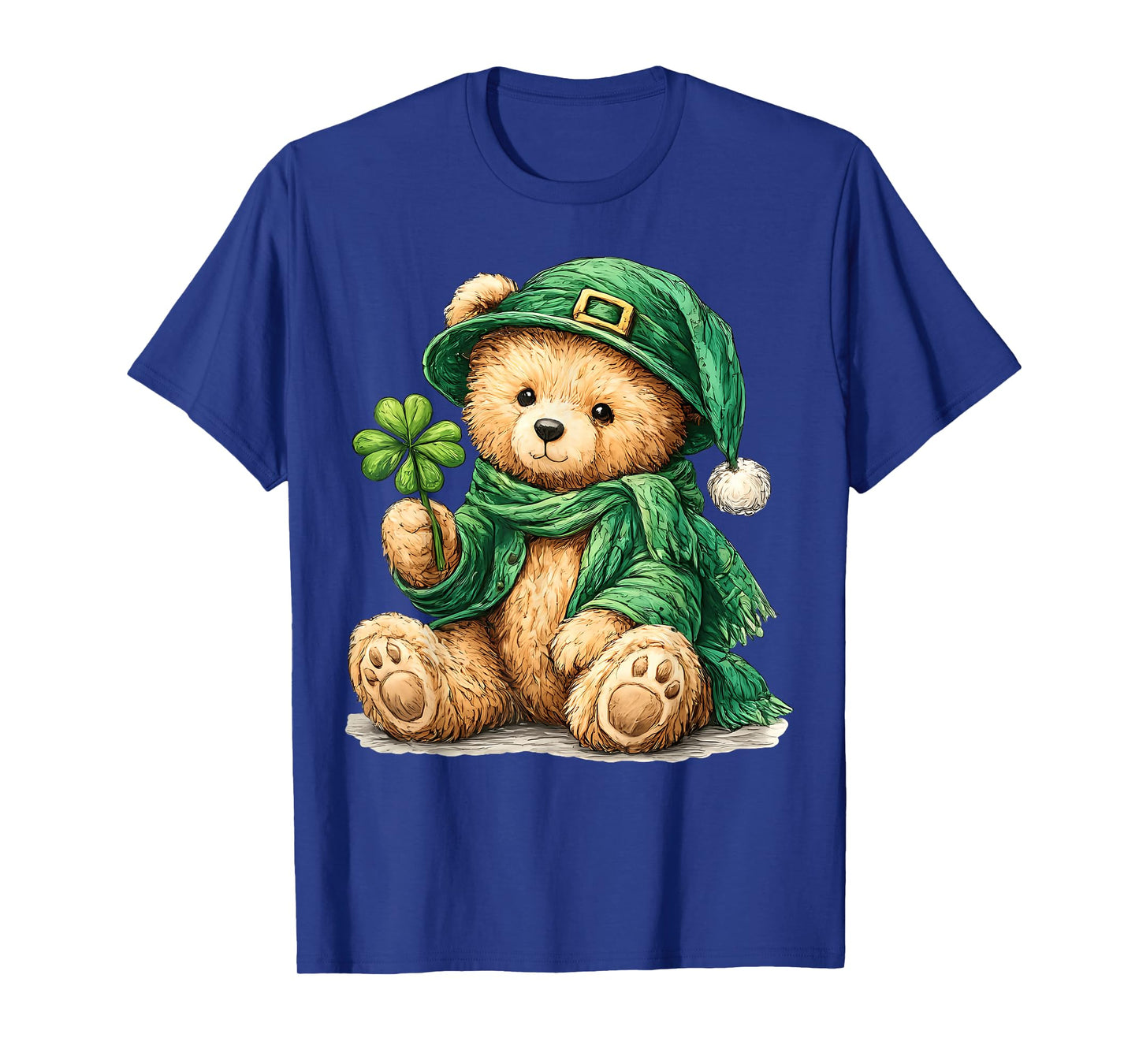 Cute Teddy Bear Leprechaun St Patricks Day Boys Girls Lucky T-Shirt