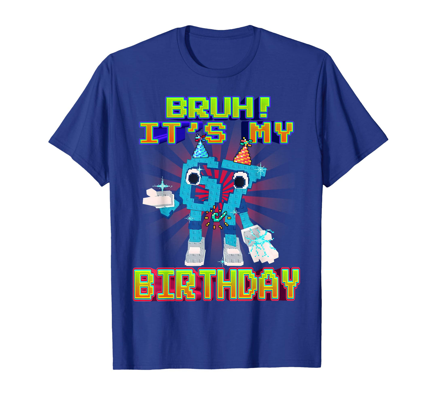 Bruh It's My Birthday 67 Six Seven 6-7 Funny Brainrot T-Shirt