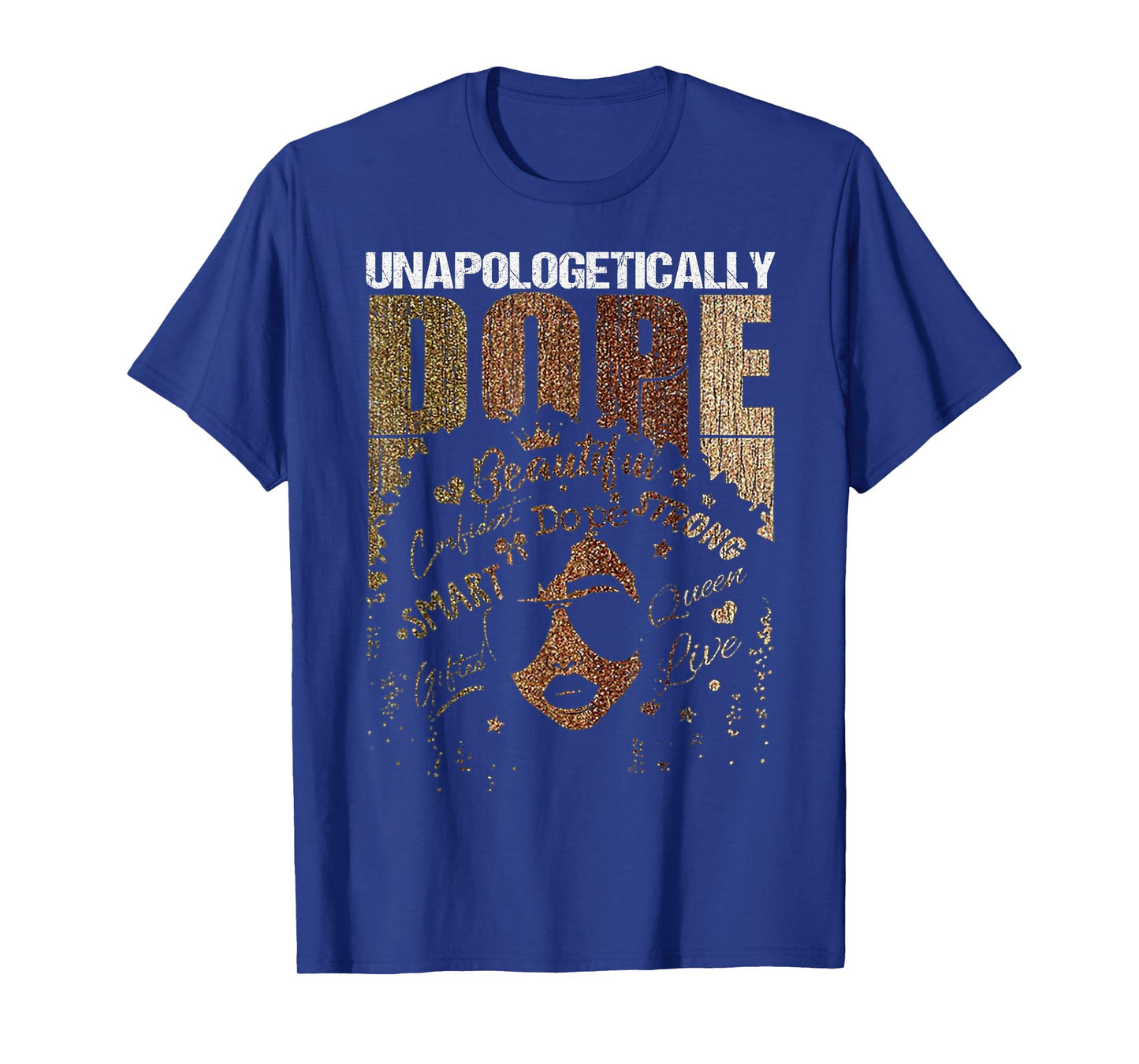 Unapologetically Dope Black Afro Women Black History Month T-Shirt