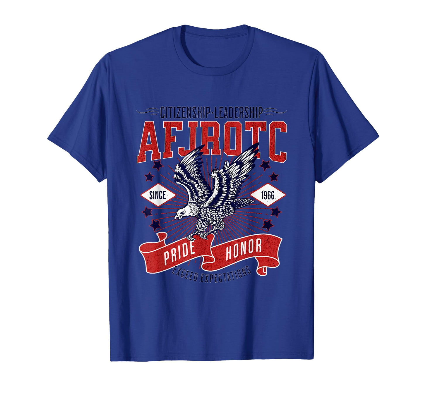 Patriotic AFJROTC Exceed Expectations USA Junior ROTC Cadet T-Shirt