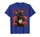 French Bulldog with Red Roses Hearts Valentine’s Day Dog T-Shirt