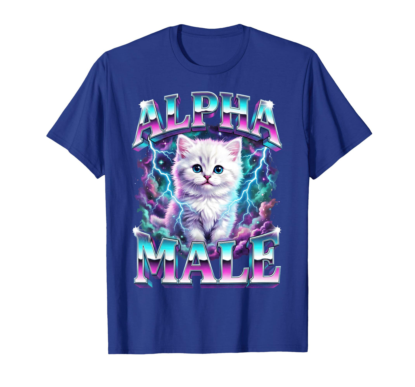 Alpha Male Cat Kitten Funny for Men Women T-Shirt