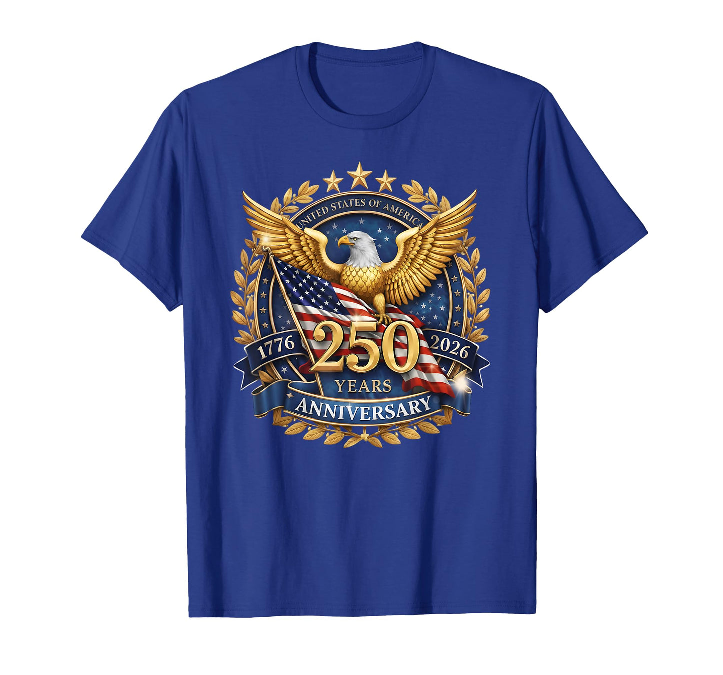 250 Years American 250th Anniversary 1776-2026 4th of July T-Shirt