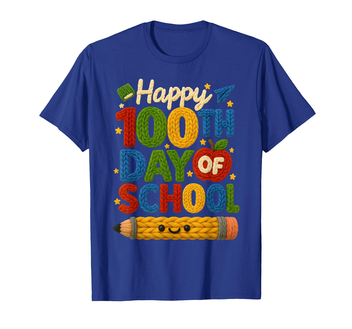 Happy 100th Day of School 100 Days of School Teacher Student T-Shirt