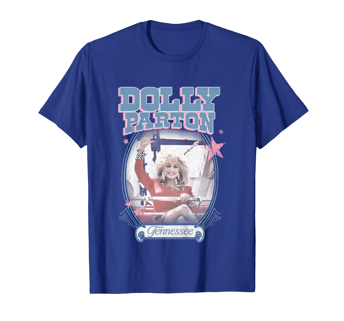 Kids Dolly Parton Tennessee Dolly Waving from Dollywood Ride T-Shirt