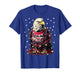 Cute Eagle with Christmas Lights Snow Animal Snowy Winter T-Shirt