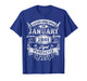 Legends were Born in January 2001 Vintage 25th Birthday Men T-Shirt