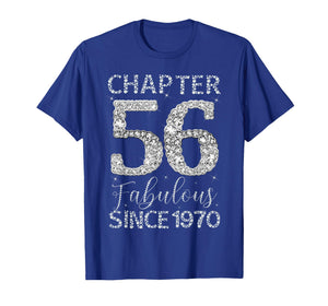 Chapter 56 Fabulous Since 1970 Happy 56Th Birthday Girl Lady T-Shirt