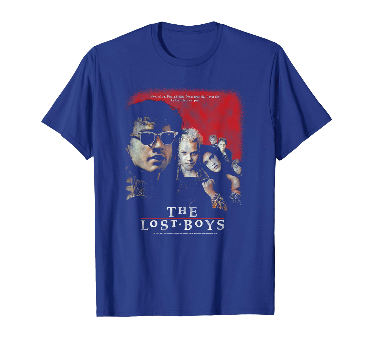 The Lost Boys Distressed Movie Poster 80's Vampire Horror T-Shirt