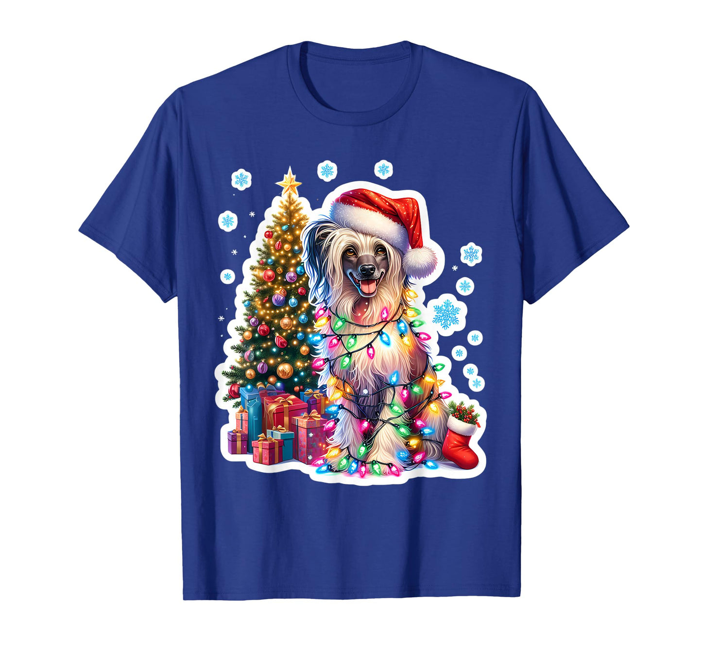 Chinese Crested Merry Christmas Mom Dad Parent Owner Holiday T-Shirt