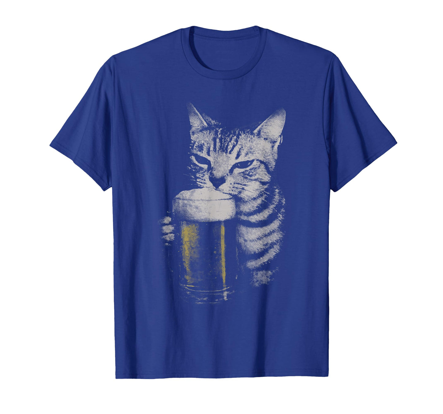 Cat Beer Y2k Vintage 90s Funny Cats Meme Fun Kitty Drunk T-Shirt