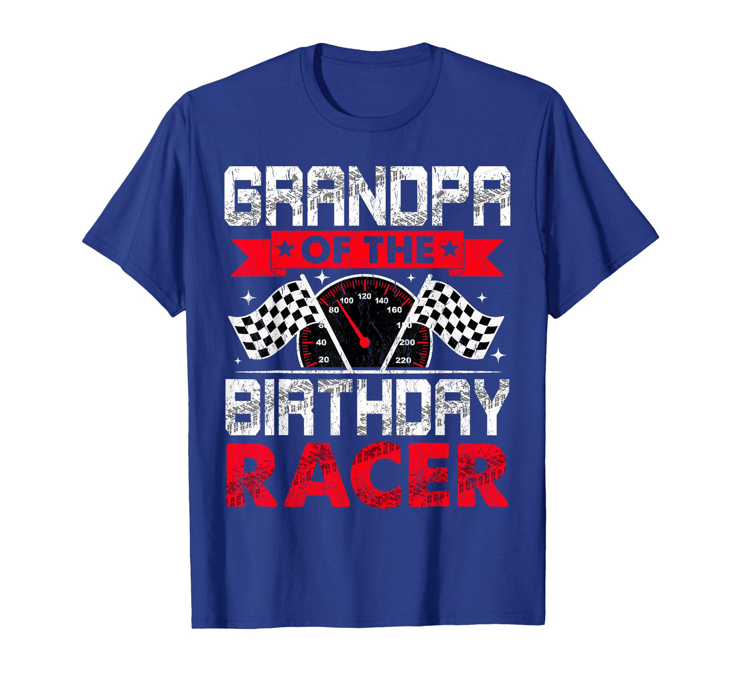 Grandpa of The Birthday Racer Bday Racing Car Family T-Shirt