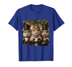 Fairy Mouse Nutcracker Team Pink Ballet Vintage Christmas T-Shirt