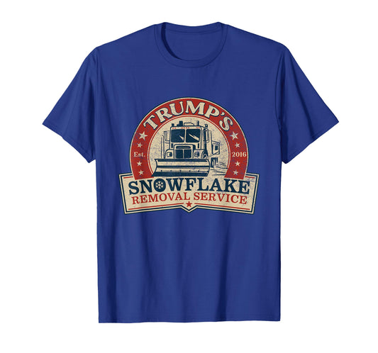 Trump's Snowflake Removal Service Funny Donald Trump T-Shirt