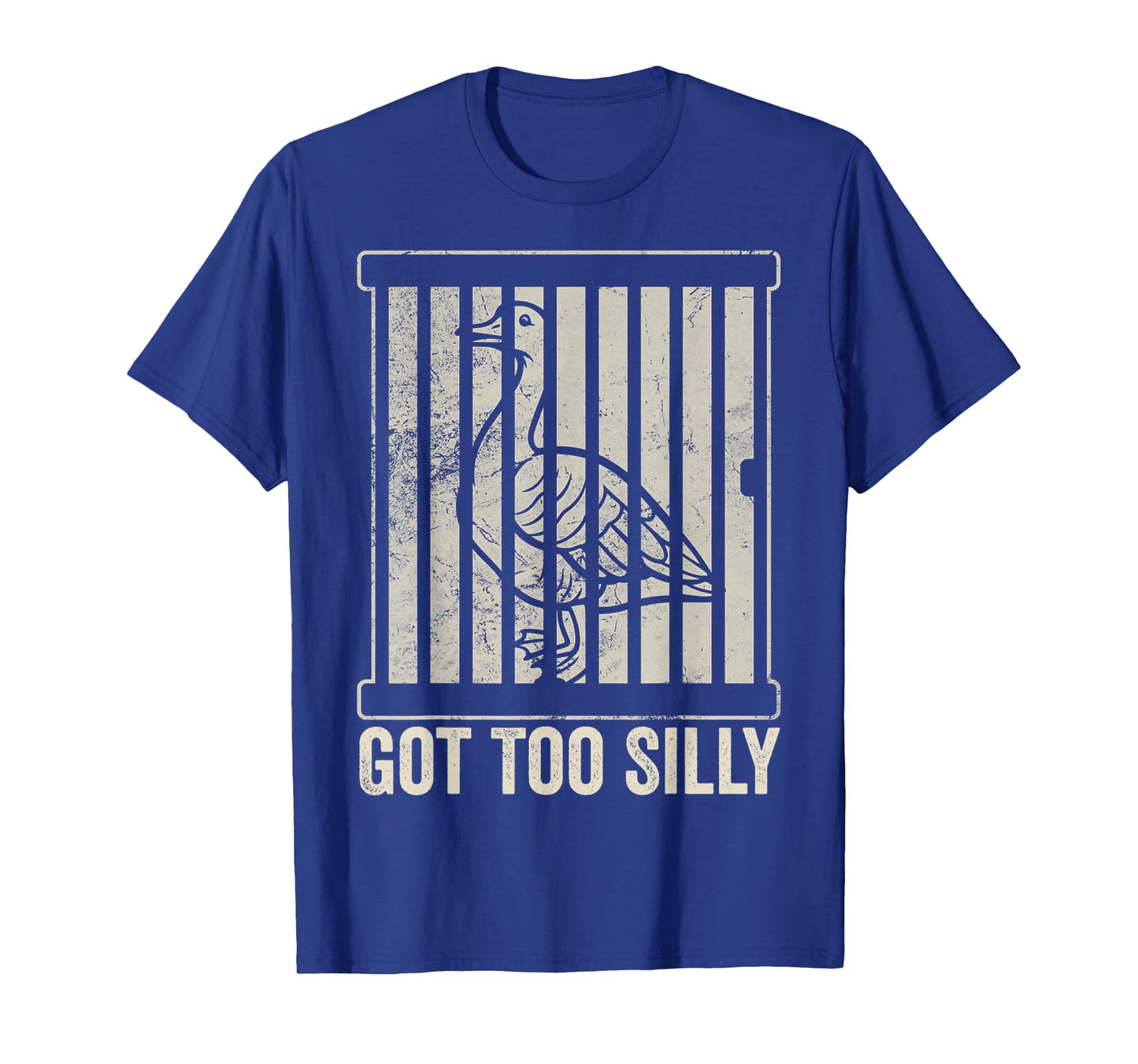 Silly Goose Got Too Silly Funny Goose Meme Humor T-Shirt