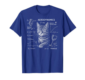Funny Cat Math Physics Equations Science Humor T-Shirt